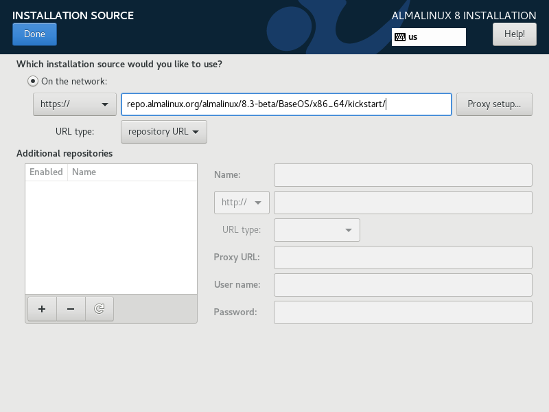 installation source